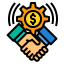 Handshake icon 64x64