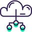 Cloud computing biểu tượng 64x64
