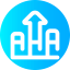 Bar graph icon 64x64