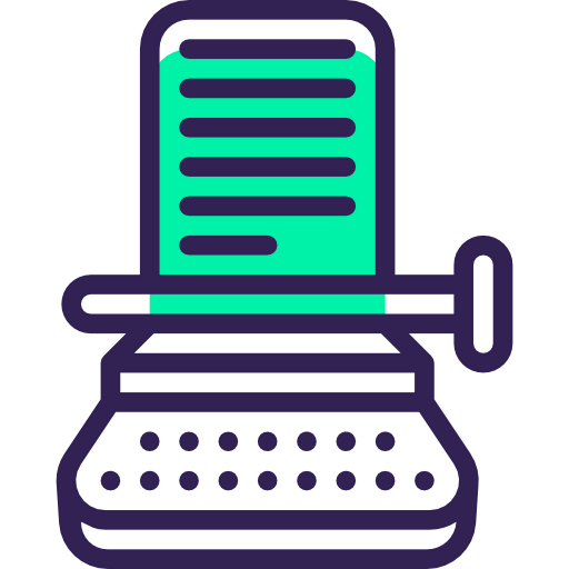 Typewriter icon
