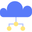 Cloud computing biểu tượng 64x64