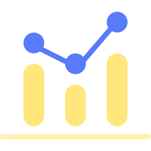 Line chart icon