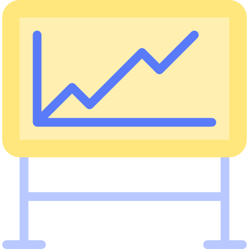 Line chart icon