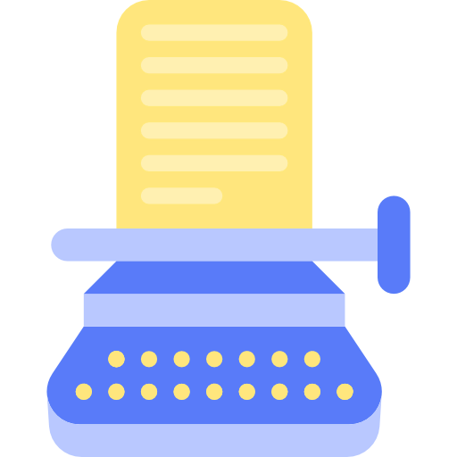 Typewriter icon