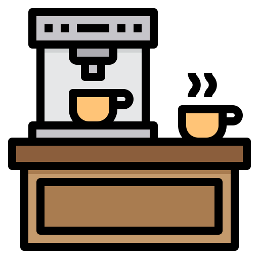 Coffee machine icon