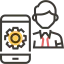 Smartphone biểu tượng 64x64