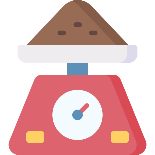 Weight scale icon