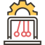 Newton cradle icon 64x64