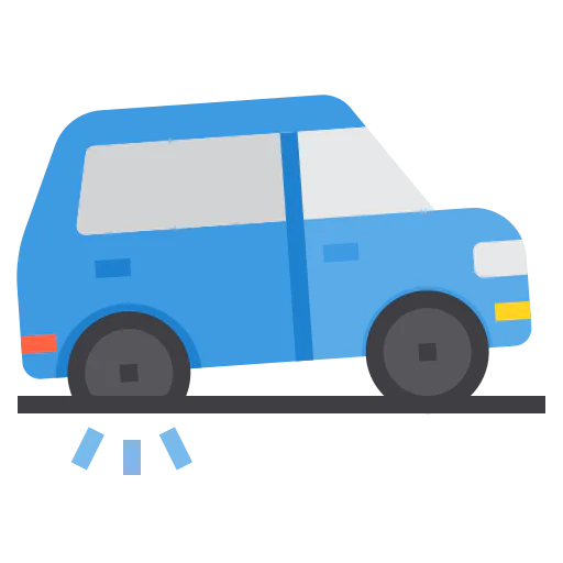 Flat tire icon