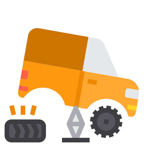 Flat tire icon