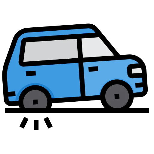 Flat tire icon