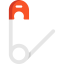 Safety pin icon 64x64