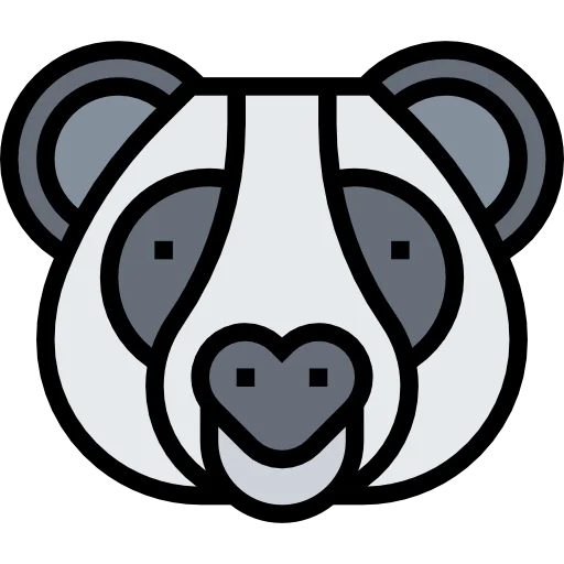 Panda bear icon