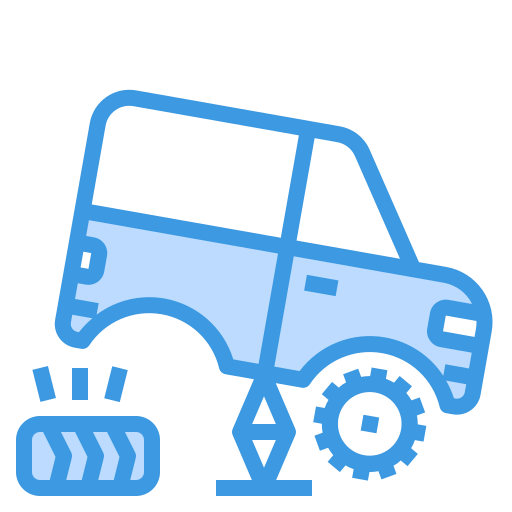 Flat tire icon