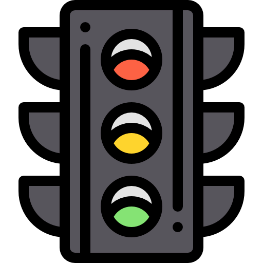 Traffic light icon