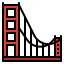 Golden gate icon 64x64