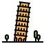 Leaning tower of pisa icon 64x64