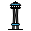 Space needle 图标 64x64