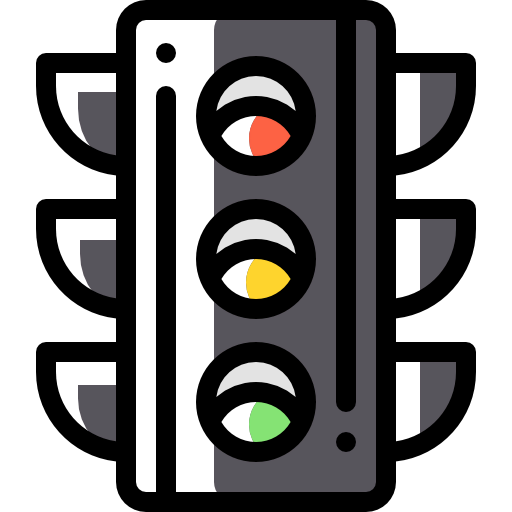 Traffic light icon