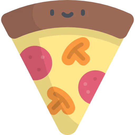 Pizza slice icon