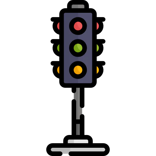 Traffic light icon