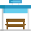 Bus stop icon 64x64