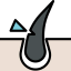 Hair removal icon 64x64