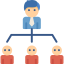 Hierarchical structure icon 64x64