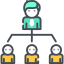 Hierarchical structure icon 64x64
