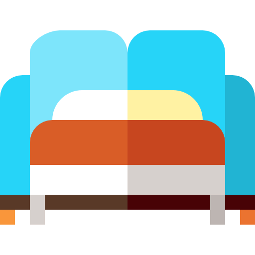 Sofa bed icon