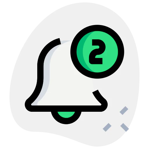 Notification bell icon