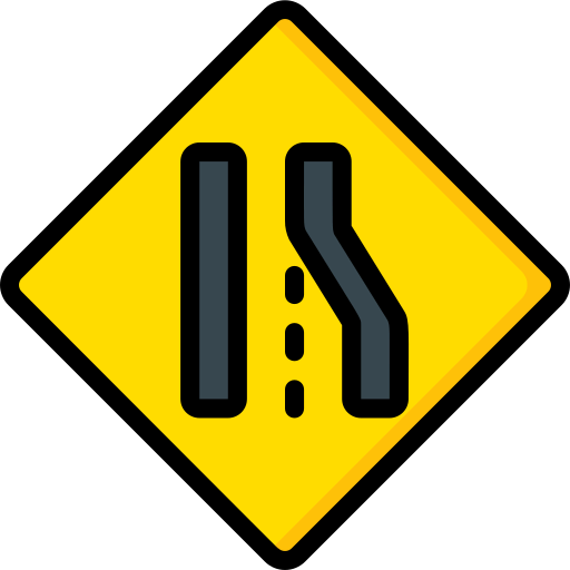 Converging icon