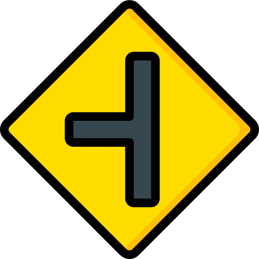 T junction icon