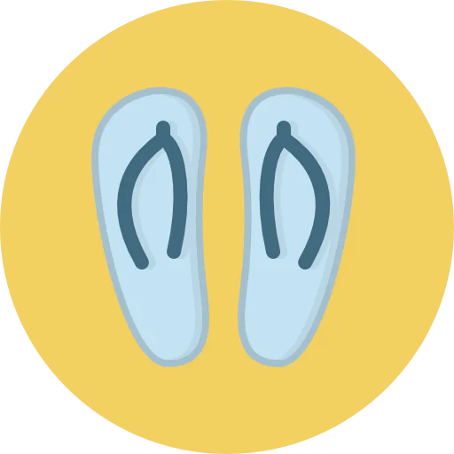 Flip flops icon
