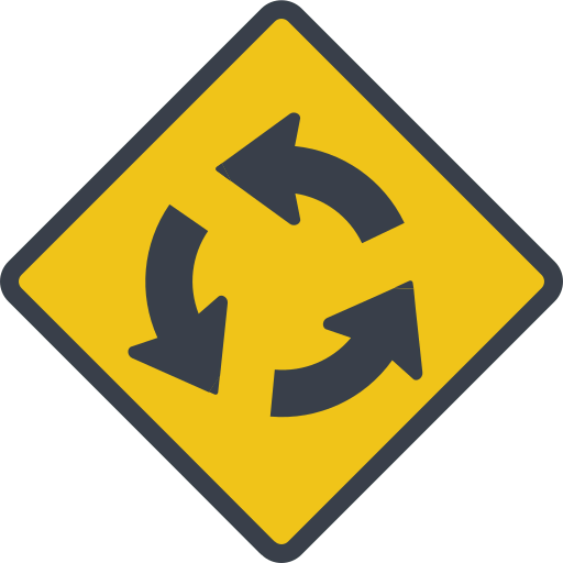 Roundabout icon