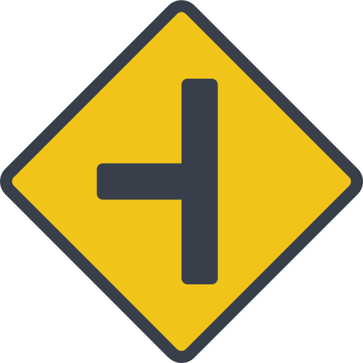 T junction icon