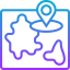 Map travel icon 64x64