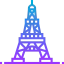 Eiffel tower icon 64x64