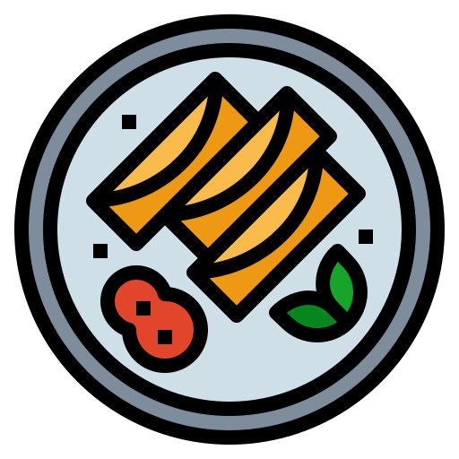 Spring rolls icon