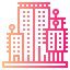 City garden tower icon 64x64