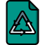 Recycled paper icon 64x64
