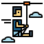 Zip line icon 64x64
