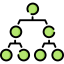 Hierarchical structure icon 64x64