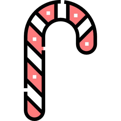 Candy cane icon