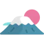 Fuji mountain icon 64x64