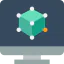 3d modeling icon 64x64