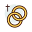 Wedding rings icon 64x64
