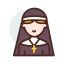 Nun icon 64x64