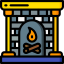 Fireplace icon 64x64