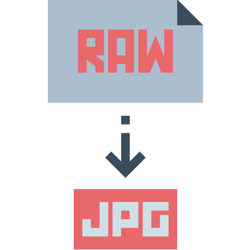 Raw file icon